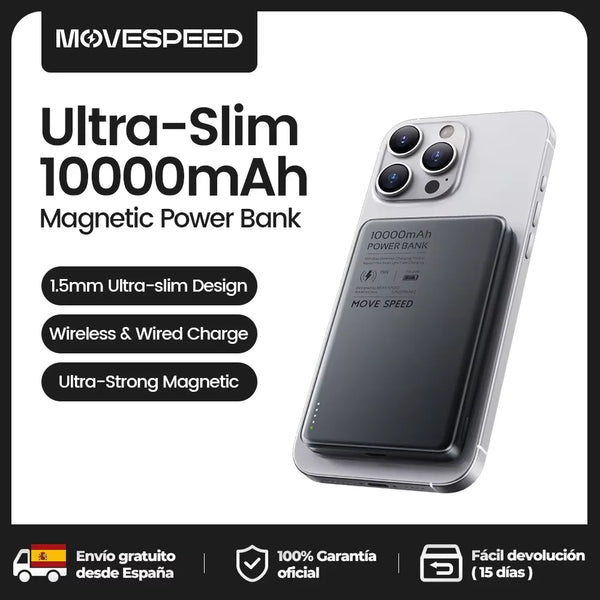20W External Battery With Magnetic Closure 10000mAh Quick charge Without portable thread with MagSafe for iPhone 15 Pro Max 16 Pro