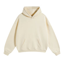 ZODF New Thick 350gsm Fleece Hooded Hoodies For Men Unisex Winter Oversized Loose Basic Solid Sweatshirts Pullovers Coats HY0631