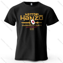 Hattori Hanzo Printed Men's T-Shirt 100% Cotton Oversized Anime Fashion Graphic Tees for Women Tops Streetwear Cultural Apparel