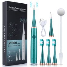 Electric Toothbrush Set with Six Functions for Total Oral Care Efficient Tartar Removal with Scaling Teeth Feature