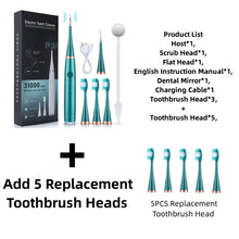 Electric Toothbrush Set with Six Functions for Total Oral Care Efficient Tartar Removal with Scaling Teeth Feature