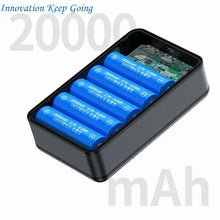 E65C High Capacity 10 Cell 18650 Battery Shell Support Wireless Charging For DIY Power Banks And Outdoor Use Battery Case