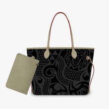 Customized Minimalist Madam Shoulder Tote Bag Green Camo Handbags and Purse Madam 2pcs Cloud Camo PU Leather Purse and Wallet