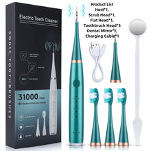 Electric Toothbrush Set with Six Functions for Total Oral Care Efficient Tartar Removal with Scaling Teeth Feature