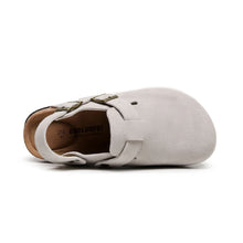 Women's Suede Clogs - Adjustable Slingback Clog Sandal with Buckle, Memory Foam, Wide Widths