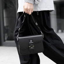 High-End Men's Stylish Crossbody Bag PU Leather Sling Bag Minimalist Business Shoulder Bag Perfect for Daily Commute Travel