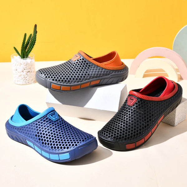 Breathable and lightweight, these men's casual clogs are highly versatile! Available in multiple colors, they redefine summer tr
