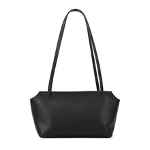 Luxury Women's Genuine Cowhide Leather Mini Shoulder Tote Bag Pebbled Leather Long Strap Underarm Handbag Minimalist Daily Purse