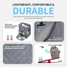 Changing Bag Backpack Baby Changing Backpacks with Large Capacity Portable Travel Nappy Bag with Foldable Cot with Multifunctional Baby Bags and Mobile Changing Mat Baby Bed Backpack