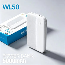 Models WL39, WL41, WL44, WL46, WL50, WL52 Slim Power Banks, 18W/22.5W PD Fast Charge, MagSafe Compatible, Built-in Lightning Type-C Cables, Dual Output Portable Charger for Mobile Devices