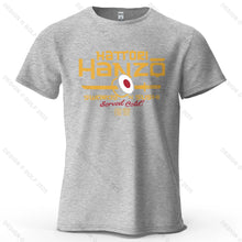 Hattori Hanzo Printed Men's T-Shirt 100% Cotton Oversized Anime Fashion Graphic Tees for Women Tops Streetwear Cultural Apparel