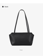 Luxury Women's Genuine Cowhide Leather Mini Shoulder Tote Bag Pebbled Leather Long Strap Underarm Handbag Minimalist Daily Purse