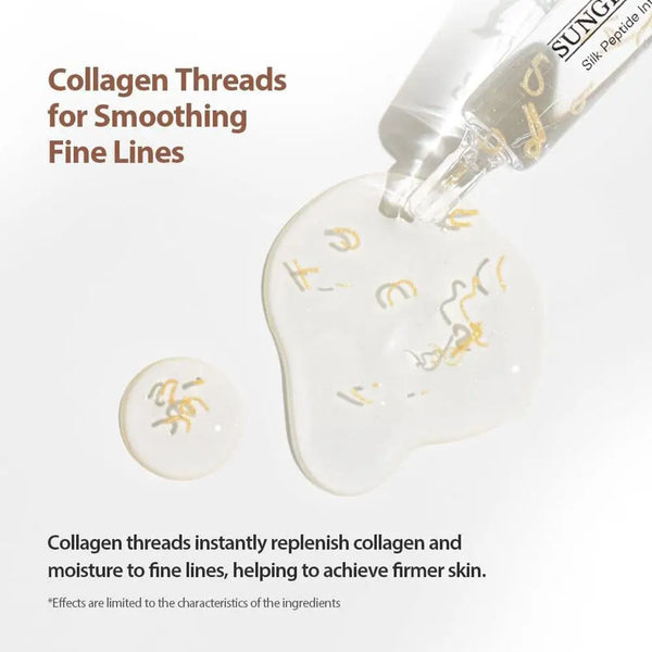 Korean Silk Collagen Essence Serum 40ml Deep Peptide Intensive Revitalizing Face Cream Anti-Wrinkle Firming Lifting Skin Care