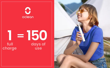 Electric Toothbrush for Adults,Oclean 150 Days Battery Life Electric Toothbrush with 3 Brush Heads  5 Modes IPX7 Waterpoor
