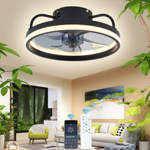 LED Ceiling Light Fan With Remot Control Lamp For Living Room Bedrooms Fans For Large House Decoration Home Lighting Fixtures