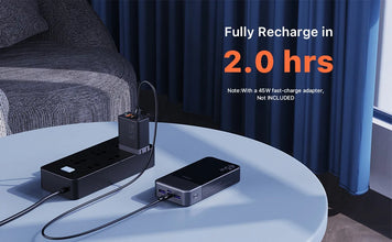 JUOVI Powerbank 20000mAh 45W Fast Charge Power Bank, Super Fast Charging Portable Charger with LED Display for iPhone 17 16 15