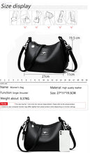 Luxury Designer Women's Handbag High-Quality Leather Retro Minimalist Crossbody Shoulder Bag Female Purse
