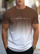 Simple Printed Men's Clothing Fashion Oversized Men's T-Shirt Summer Outdoor Breathable Men Top New Round Neck Men Short Sleeve