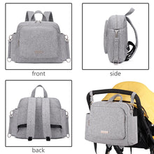 Soboba Women's Diaper Backpack Large Capacity with Stroller-Hanging Straps Portable Light Nappy Changing Bag for Babies