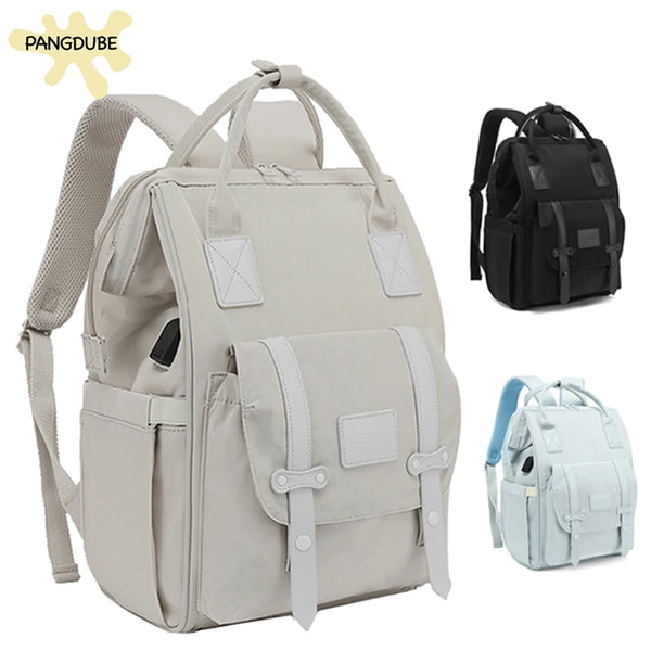 PANGDUBE Diaper Bag Backpack for Maternity Moms Baby Nappy Bag with Stroller Hooks Waterproof Large Capacity Travel Mommy Bag