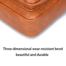 Daily Wear Minimalist Leather Shoulder Bag Metal Buckle Closure, Simple Vertical Crossbody for Men Casual Street Matching