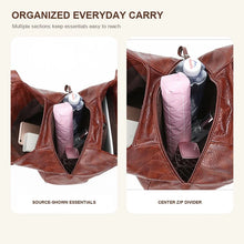 Women Soft PU Leather Tote Bag Vintage Shoulder Handbag Minimalist Top Handle Casual Everyday Purse
