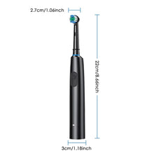 Intelligent Rotating Electric Toothbrush, Rechargeable Rotary Toothbrush Compatible with Oral B Replacement Electric Brush Heads