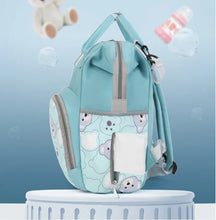 Baby Nappy Bag Mommy Maternity Backpack Baby Diaper Bag For Stroller Fashion Printed Bear Large Capacity Waterproof Diaper Bag