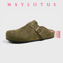 New Boston Clogs Slippers For Women Men Cork Sandals Femme Hombre Suede Mules Slides With Arch Mujer Zuecos Shoes