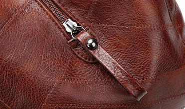 Women Soft PU Leather Tote Bag Vintage Shoulder Handbag Minimalist Top Handle Casual Everyday Purse