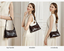 Soft Genuine Leather Lady Daily Commute Handbag Multi-functional Casual Shoulder Bag Women 2026 New Minimalist Crossbody Bags