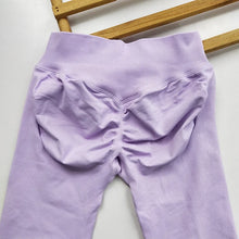 Women's Seamless Cropped Leggings - Peach Butt-Enhancing & Lifting for Yoga, Running & Fitness