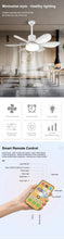 LED 30W Ceiling Fan Light E27 with Remote Control for Dimming, Suitable for Living Room, Study, Household Use, 85-265V