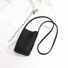 Women Pu Leather Mobile Phone Bag Minimalist Casual Crossbody Bag Fashion Versatile Waterproof Shoulder Bag Pure Color Tote Bags