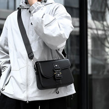 High-End Men's Stylish Crossbody Bag PU Leather Sling Bag Minimalist Business Shoulder Bag Perfect for Daily Commute Travel