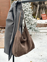 2026 Women's Frosted Leather Tote Bag Large Capacity Soft Suede Bucket Handbag Lady Minimalist Underarm Hobo Shoulder Bag