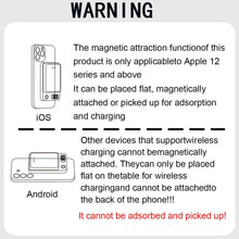 10000mAh Magnetic Portable Power Bank Wireless Fast Charger External Battery Pack for Travel Office Daily Use Compatible with MagSafe iPhone 16/15/14