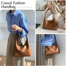 New Double Zipper Leather Hobo Bag Small Size Slouchy Design Shoulder Purses Minimalist Slouchy Tote Handbag Women's Fashion