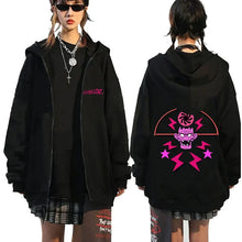 Rock Band Gorillaz Demon Days Eyes Graphic Zipper Hoodie Men Hip Hop Fashion Oversized Zip Up Jacket Unisex Zip Up Sweatshirt