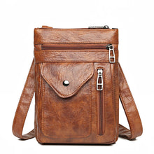 Ladies' Soft Leather Shoulder Bag, Mobile Phone Bag, Layered Bag, Mailman, One Shoulder Luxury Designer, Ladies' Handbag, Wallet