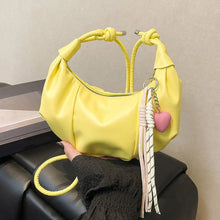 Women's Crescent Shoulder Bag Elegant PU Leather Handbag 2026 Trendy Crossbody Purse Minimalist Chic Daily Evening Bag