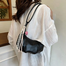 Women's Crescent Shoulder Bag Elegant PU Leather Handbag 2026 Trendy Crossbody Purse Minimalist Chic Daily Evening Bag