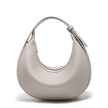 FOXER Women's Shoulder Bag PU Leather New Lady Crescent Underarm Bag Fashion Minimalist Crossbody Bag for Daily Casual Outfit