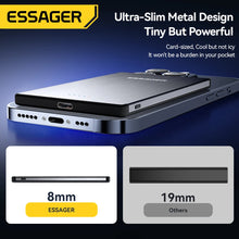 Essager Thin Wireless Power Bank 5000mAh Fast Wireless Charge Powerbank Magnetic External Battery Charger for iPhone 16 15 14 13