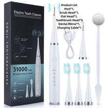 Electric Toothbrush Set with Six Functions for Total Oral Care Efficient Tartar Removal with Scaling Teeth Feature
