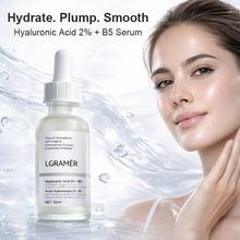 2% Hyaluronic Acid + B5 Serum Moisturizing Nourishing Dry Smooth Face Skin Care Pore Shrinking Moisturizing Serums Skincare 30ml