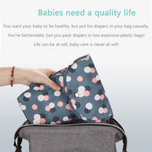 Waterproof Reusable Baby Diaper Bag Mommy Storage Organizer Travel Diaper Backpack for Baby Changing Bag Baby Care Accessories