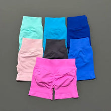Gym Shorts Women Fitness Sports Biker Shorts High Waist And Waist Tightening Yoga Shorts Workout Scrunch Butt Seamless Leggings