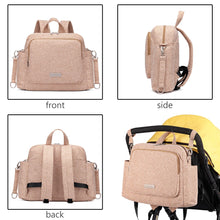 Soboba Women's Diaper Backpack Large Capacity with Stroller-Hanging Straps Portable Light Nappy Changing Bag for Babies