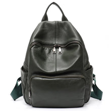 Natural Cowhide Backpack for Women&men Minimalist Design Casual Daily Versatile College Students' Shoulder Bags Travel Knapsack
